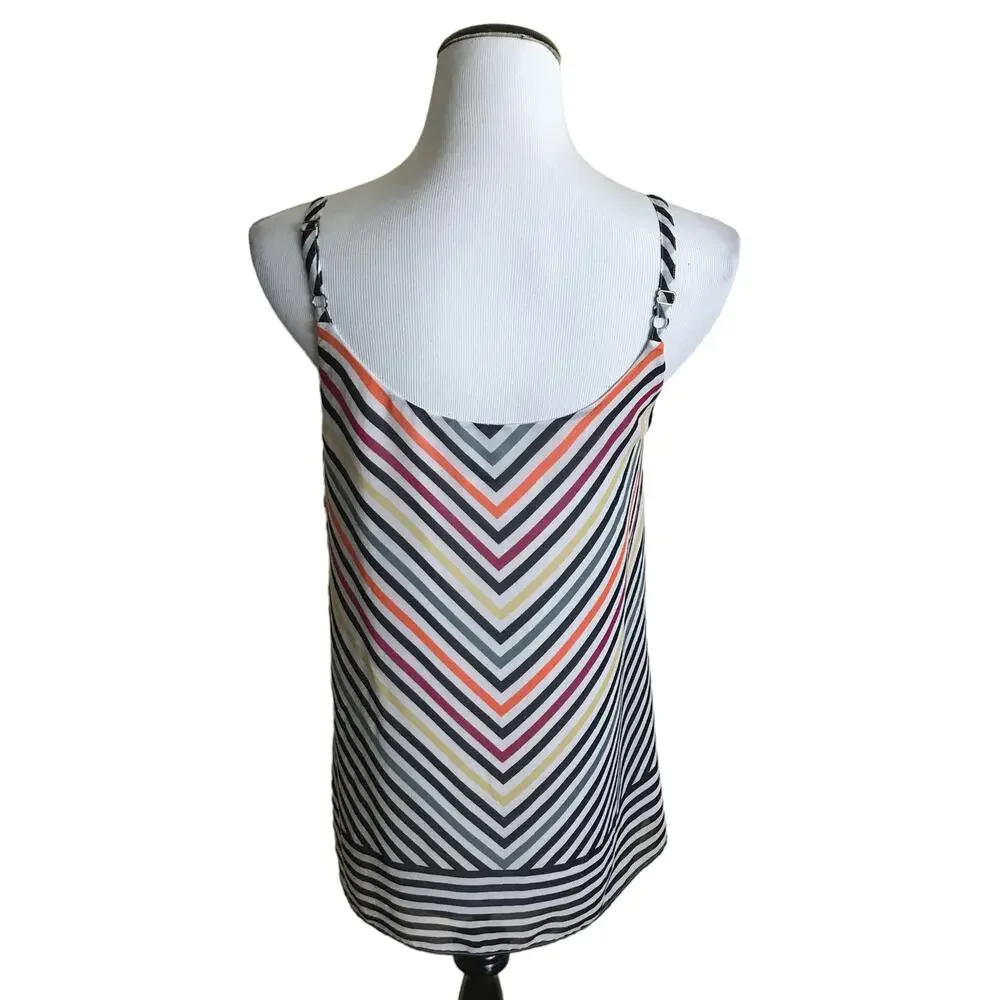 Cabi Linea Multi Color Chevron Tank Top
